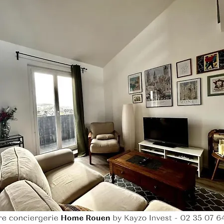 Hugo, Centre De Rouen, Beauvoisine ! Apartamento Ruão